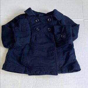 GapKids Navy Blue Double-Breasted Jacket size medium 8.